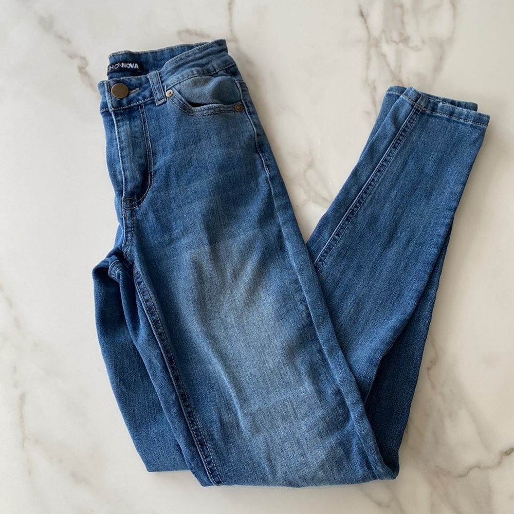 Fashionova High Waisted Skinny Jeans